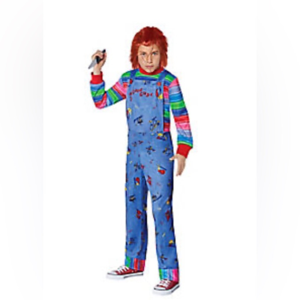 Kids Chucky costume, size S/M